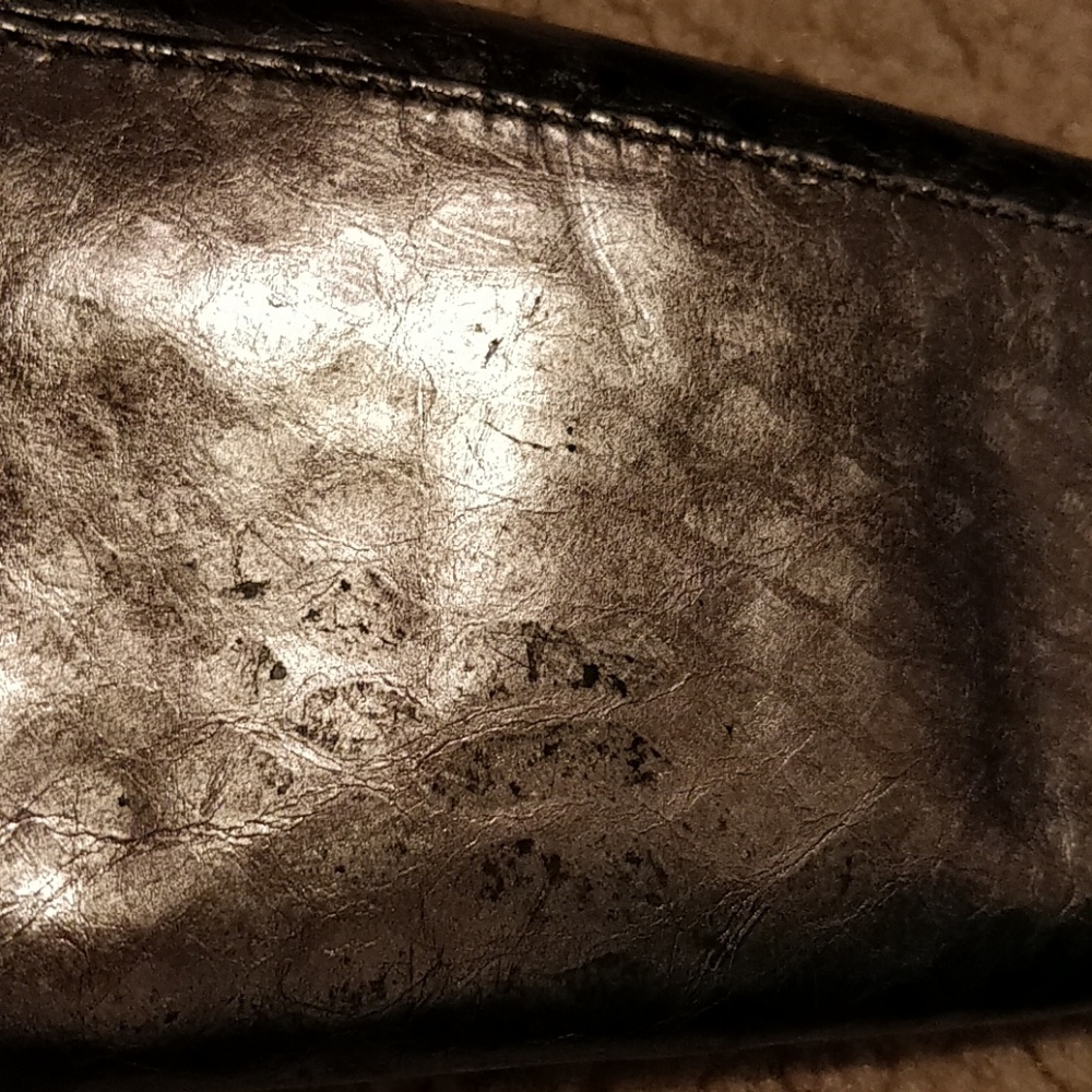* Michael Kors Gunmetal Python Wallet - image 3